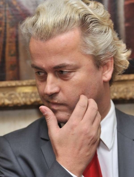 Novodobý křižák Geert Wilders.
