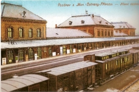 Ostravské hlavní nádraží, výstupní stanice tisíců Haličanů.