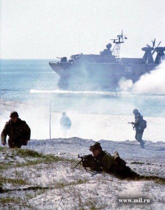 Cvičení Baltské flotily (2008).