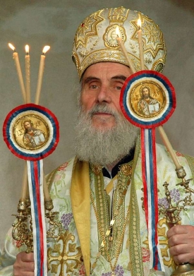 Nový srbský patriarcha Irinej.