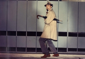 Jacques Tati ve filmu Můj strýček.