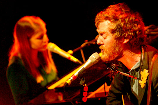 Česko-irské hudební duo Markéta Irglová a Glen Hansard.