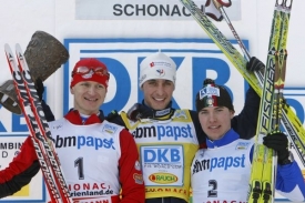 Pavel Churavý (vlevo) skončil v německém Schonachu druhý.