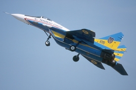 Ukrajinský MiG 29.