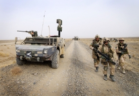 Holandští vojáci na jihu Afghánistánu. Stáhnou se mezi prvními.