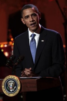 Prezident Barack Obama vzdal hold všem umělcům.