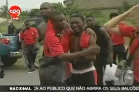 Nešťastní fotbalisté Toga po lednovém útoku separatistů v Angole.