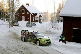 Švédskou rallye vyhrál Fin Hirvonen s fordem.