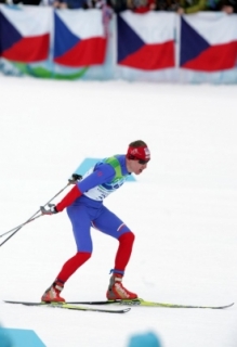 Lukáš Bauer během olympijského závodu.