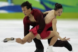 Zlatý sportovní pár Süe Šen a Čao Chung-po.