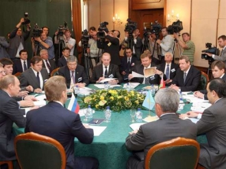 Jednání Ruské federace s celními partnery Běloruskem a Kazachstánem.