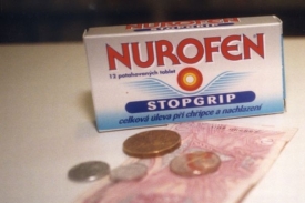 Nurofen patří k lékům obsahujícím pseudoefedrin.