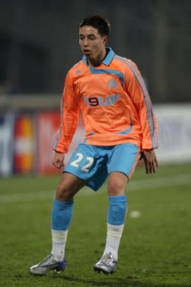 Samir Nasri v dresu francouzského Marseille.