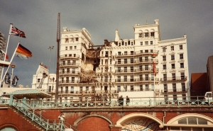 Hotel v jihoanglickém Brightonu po útoku IRA v roce 1984