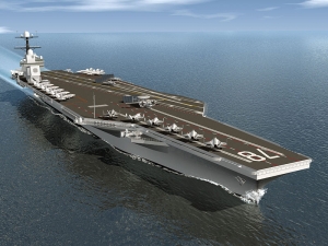 Příští generace letadlových lodí USA. Na snímku USS Gerald R. Ford.