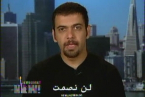 Aktivista Raíd Džarár svůj případ dostal i do televize.
