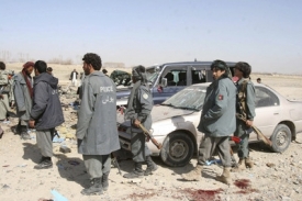 Pumový útok v Kandaháru.