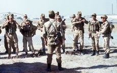 Speciální sovětská jednotka v Afghánistánu odchází do akce.