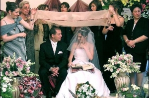 Tradiční íránská svatba.