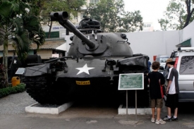 Muzeum válečných zločinů v Ho Či Minově městě.