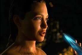 Digitální Angelina Jolieová ve snímku Beowulf