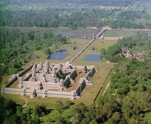 Komplex Angkor Vat v Kambodži