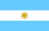Vlajka Argentiny.