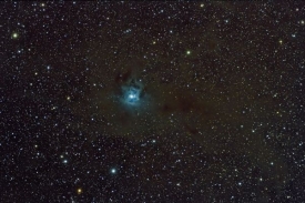 Vítězný snímek Miloše Hrocha: mlhovna NGC 7023 - Kosatec.