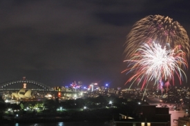 Oslavy Nového roku v Sydney.