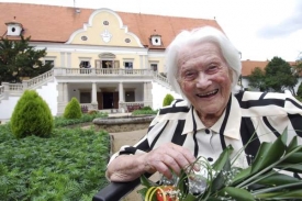Nejstarší obyvatelka České republiky zemřela ve 108 letech.