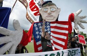 Protesty proti USA, které odmítají Kjótský protokol