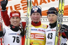 Lukáš Bauer (uprostřed) opět nenašel přemořitele.
