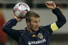 David Beckham v dresu Los Angeles Galaxy.