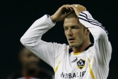David Beckham v Americe poznává, že si musí dávat pozor na pusu...