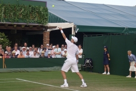 Tomáš Berdych we Wimbledonu.