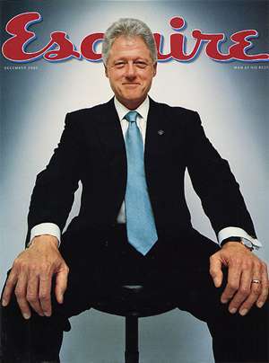 Bill Clinton na obálce Esquire.