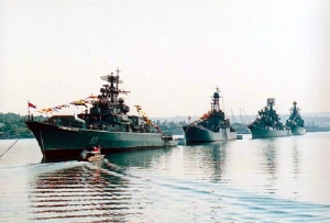 Ruská černomořská flotila.