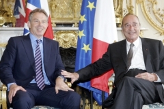 Tony Blair a Jacques Chirac