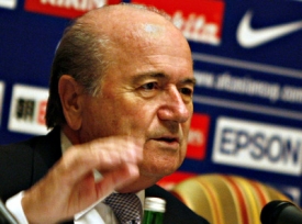 Prezident fotbalové federace FIFA Sepp Blatter