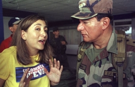 Ingrid Betancourtová ještě před tím, než ji zajali povstalci z FARC.
