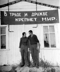 Recesní foto Zdeňka Novotného z brigády v SSSR.