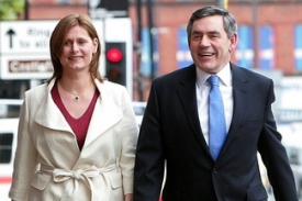 Gordon Brown se ženou