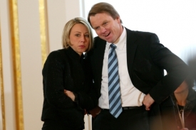 Martin Bursík a Kateřina Jacques