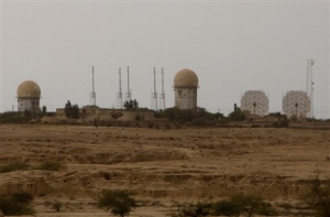 Radarová základna u íránské atomové elektrárny Bušehr.