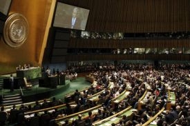 Projev Bushe na zasedání Valného shromáždění OSN