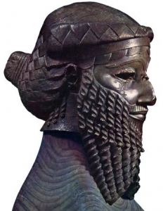 Babylonská socha z bagdádského muzea.