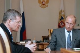 Jurij Čajka s Putinem, srpen 2007