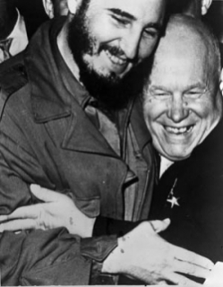 V roce 1960 při setkání s Nikitou Chruščovem.