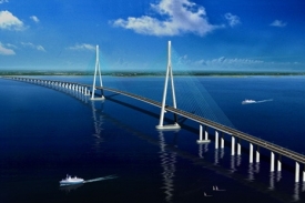 Most Sutong mezi pobřežními pylony měří úctyhodných 1088 metrů.