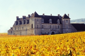 Vinařství Chateau du Clos de Vougeot.